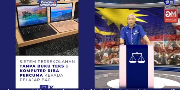 PRU15: Laptop percuma & 5G di semua sekolah jadi manifesto Barisan Nasional