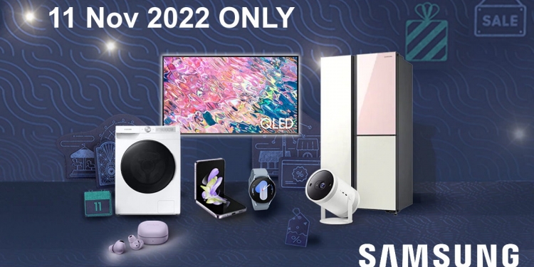11.11: Kumpul baucar Samsung sekarang untuk beli telefon dan TV dengan banyak diskaun