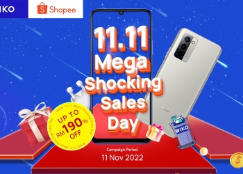 11.11: Semua telefon Wiko ada diskaun dan hadiah percuma