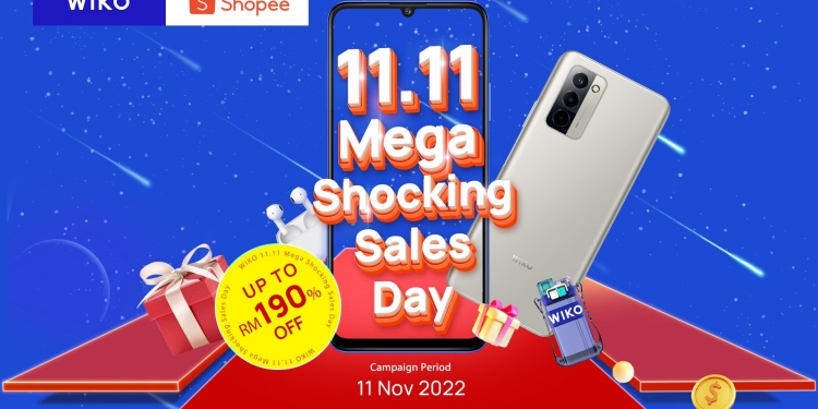 11.11: Semua telefon Wiko ada diskaun dan hadiah percuma