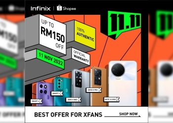 11.11: Infinix potong harga, 5 telefon dijual bawah RM600