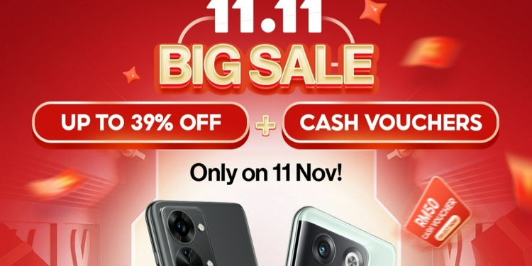 11.11: Timbun banyak baucar OnePlus untuk diskaun lebih besar