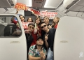 AirAsia rai dua kemenangan besar dengan parti dalam pesawat di awangan, pertama di Asia Tenggara