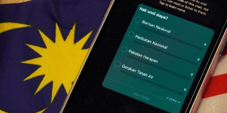 Tak tahu nak undi sapa PRU15? WhatsApp kini ada fungsi tinjauan