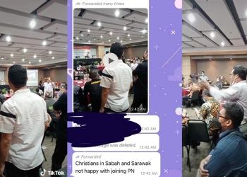 Video tular penganut Kristian di Sabah/Sarawak bantah gabungan GPS & PN adalah PALSU