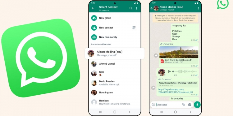 WhatsApp benarkan pengguna mesej diri sendiri, apa manfaatnya?