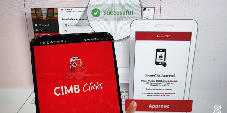 Tiada lagi SMS, semua transaksi web CIMB RM100 ke atas wajib guna SecureTAC mulai 5 Disember