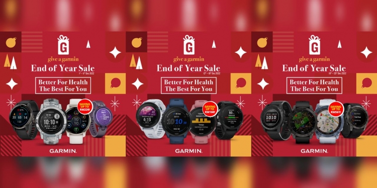 Promo Give a Garmin tawar 20 model jam tangan kecergasan pada potongan sehingga RM561