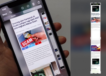 TIPS: Cara pantas screenshot yang sangat panjang di iPhone