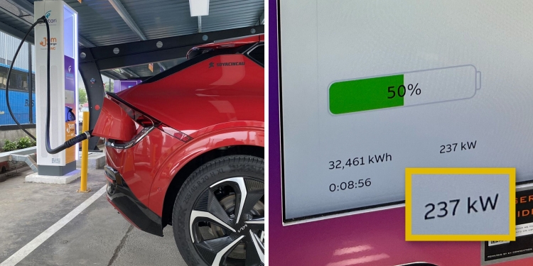 Stesen EV 350kW Gentari di X Park Sunway Serene kini beroperasi pada kapasiti penuh