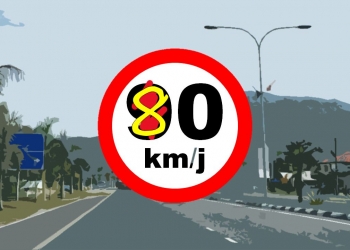 Had laju di Jalan Persekutuan diturunkan daripada 90km/j kepada 80km/j selama 10 hari
