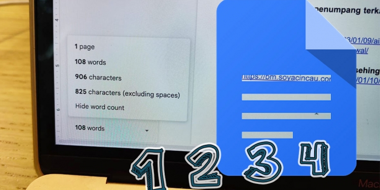 TIPS: Cara mudah & pantas kira jumlah perkataan di Google Docs
