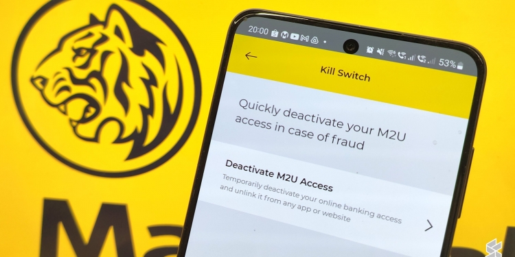 Maybank2u anda diceroboh atau meragukan, tekan ‘Kill Switch’ untuk sekat semua akses