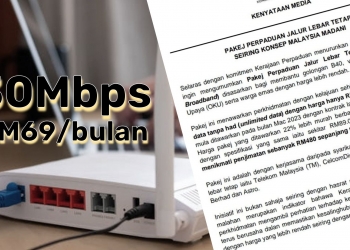 Pakej Perpaduan Jalur Lebar Tetap tawar Internet 30Mbps pada RM69/bulan
