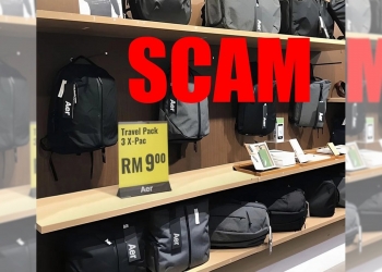 SCAM: Iklan penipuan di Facebook datang lagi, kali ini beg Aer RM9 palsu