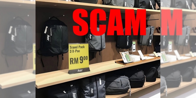 SCAM: Iklan penipuan di Facebook datang lagi, kali ini beg Aer RM9 palsu