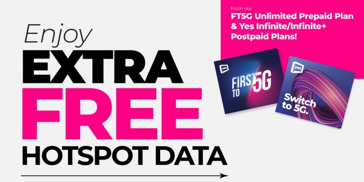 Pascabayar Yes Infinite kini ada kuota hotspot 10GB lebih banyak