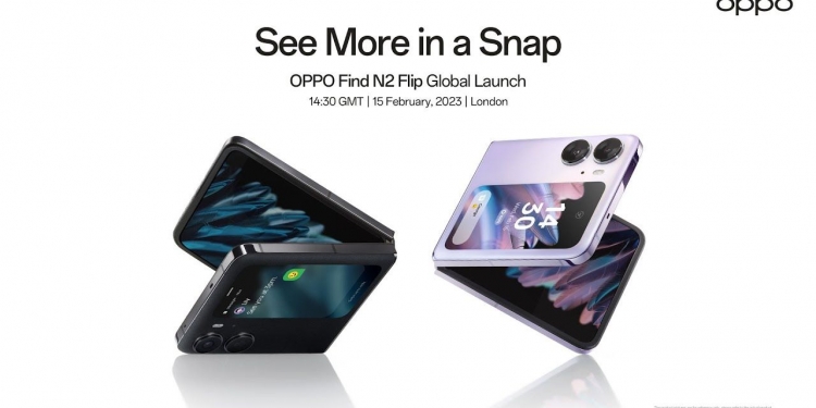 Oppo Find N2 Flip akan tembusi pasaran global pada 15 Februari 2023
