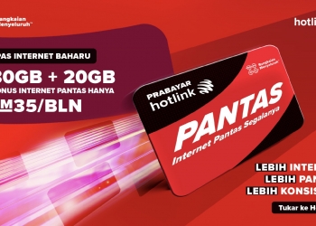 Hotlink Pantas beri data bonus 100GB yang perlu ditebus dan pas siaran langsung EPL Percuma