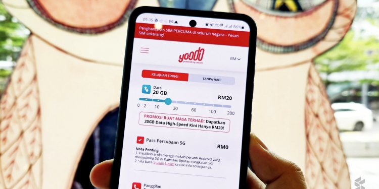 Yoodo kini menyokong 5G dengan akses percuma