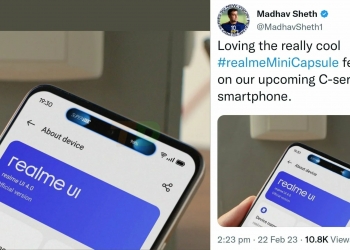 Dynamic Island versi Realme akan muncul dalam telefon siri C tak lama lagi