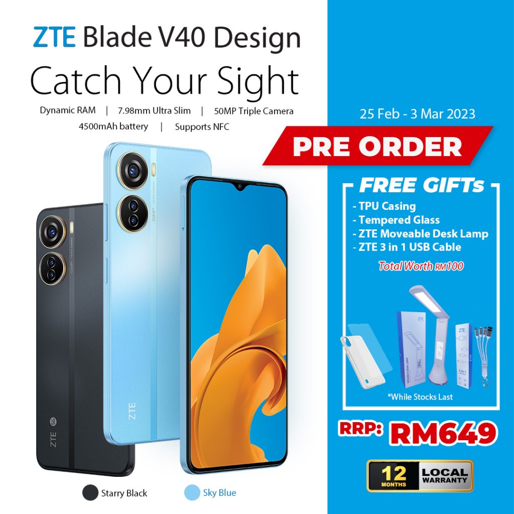 Custodia a libro con supporto in pelle per ZTE Blade V40, custodia a