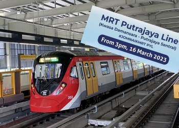 MRT 2 Kwasa Damansara – Putrajaya Sentral akan dibuka 16 Mac 2023 jam 3 petang