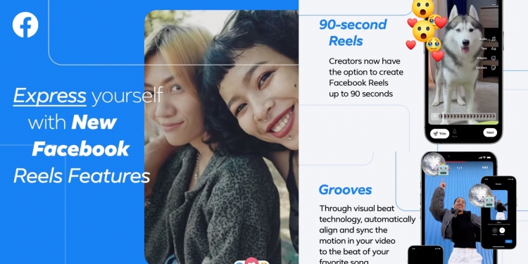 Durasi Facebook Reels dipanjang ke 90 saat, lebih peluang anda kongsi reviu kedai hipster