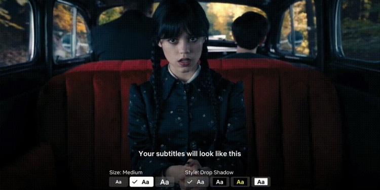 Sari kata video di Netflix kini lebih versatil, saiz dan warna boleh diubah