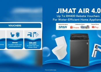 Jimat Air 4.0: Malaysia tawar baucar RM400 untuk beli produk jimat air di Shopee