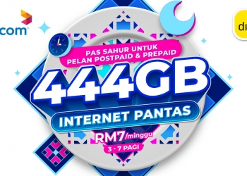 Nikmati 444GB data hanya RM7 seminggu sepanjang Ramadhan  dengan Pas Sahur Celcom & Digi