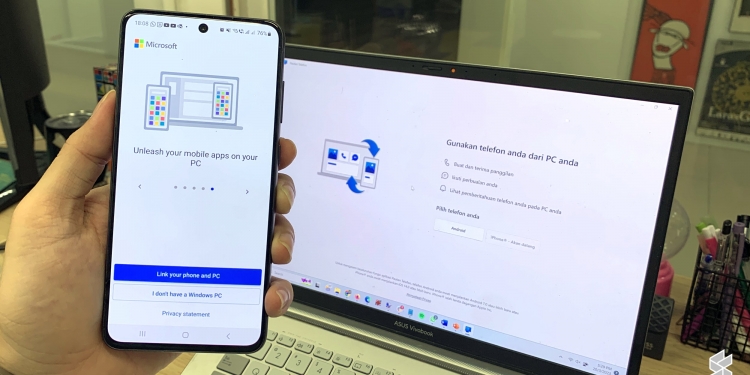 Guna cara ini untuk sambung telefon ke laptop dan lipat gandakan hasil kerja anda