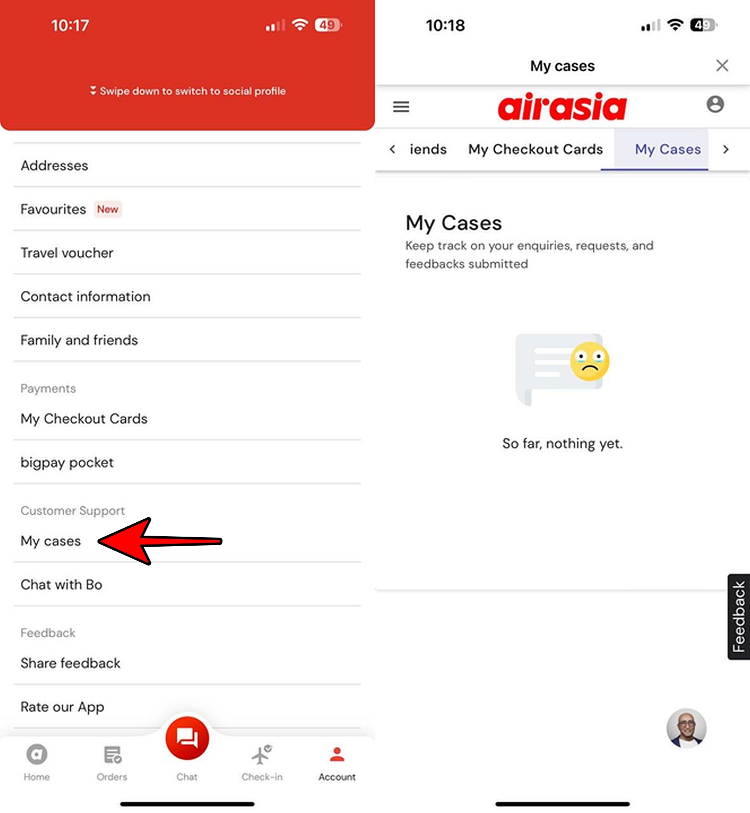 Anda kini boleh jejak proses refund AirAsia menerusi Super App