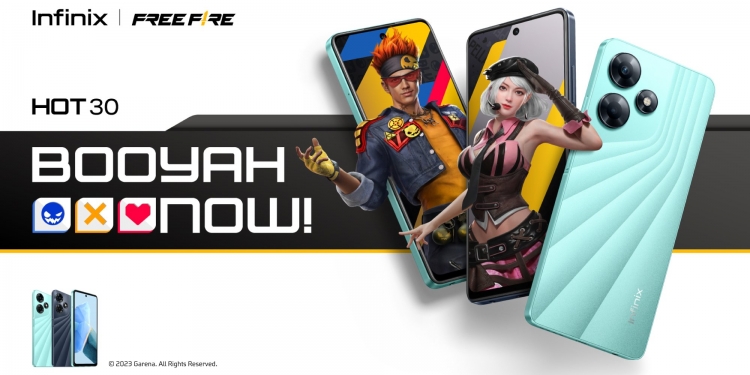 Infinix sah lancar siri Hot 30 dengan kerjasama FreeFire