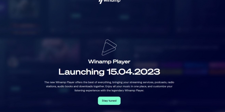Rekarnasi Winamp akan dilancar 15 April 2023