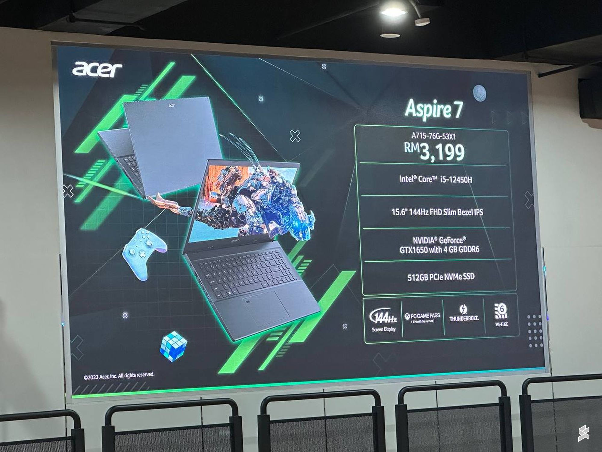 Acer Aspire 7 Malaysia: Laptop dengan Core i5 Gen-12 dan GTX1650 pada