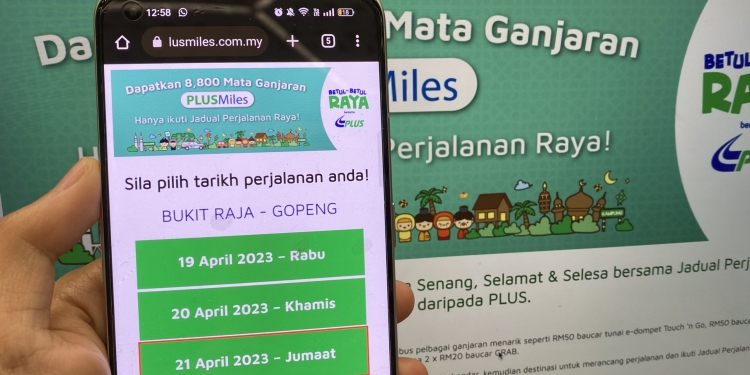 Semak cadangan waktu perjalanan Raya di laman web PLUS, elak tempuh jalan sesak
