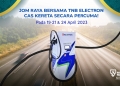 TNB Electron umum pengecasan EV percuma selama 4 hari sepanjang cuti Hari Raya
