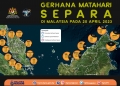 Gerhana Matahari separa boleh dilihat di Malaysia, ikuti cara selamat untuk menyaksikannya