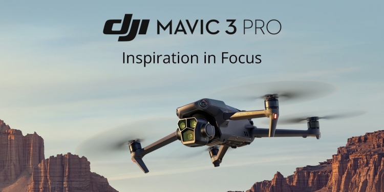 DJI Mavic 3 Pro perkenal 3 kamera (24mm, 70mm & 166mm) ke dalam dron