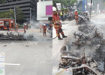 Insiden kebakaran KLCC: Seorang direman, Polis syak perbuatan khianat
