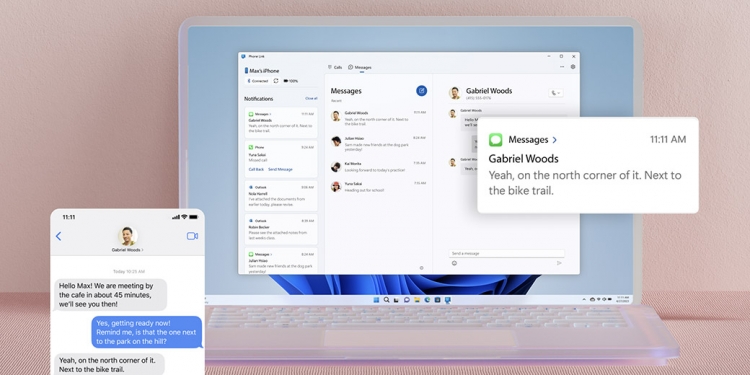 Semua pengguna Windows 11 bakal terima sokongan iOS untuk Phone Link, boleh jawab panggilan dan balas mesej di PC