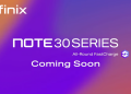 Infinix akan lancar siri Note 30 dengan teknologi All-Round FastCharge