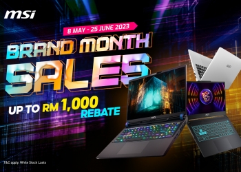 PROMO: MSI beri rebat sehingga RM1000 bagi barisan laptop siri Gaming dan Modern