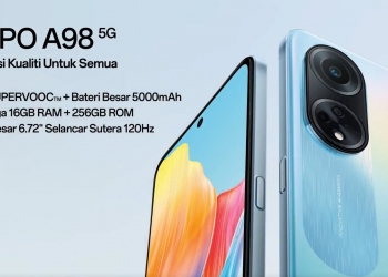Oppo A98 tampil dengan pengecas 67W, kamera mikroskop 40x dan skrin LCD 120Hz