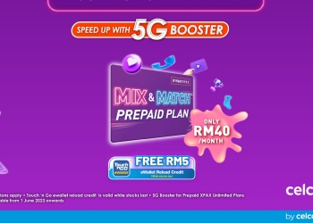 Celcom lancar prabayar Xpax Unlimited 40, internet 4G/5G tanpa had dengan kelajuan 3Mbps