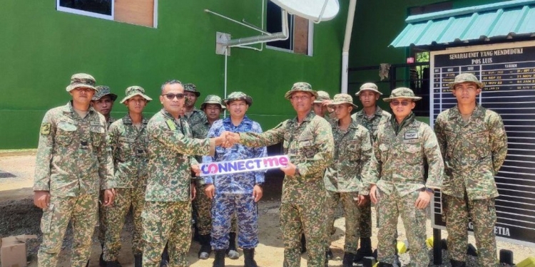 MEASAT sedia internet satelit percuma untuk tentera di pos kawalan sempadan terpencil