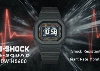 Casio G-Shock siri 5600 dengan panel solar dan hayat bateri 11 bulan kini tiba di Malaysia