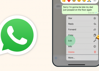 WhatsApp tambah ciri edit mesej, tapi ada masa had selepas dihantar
