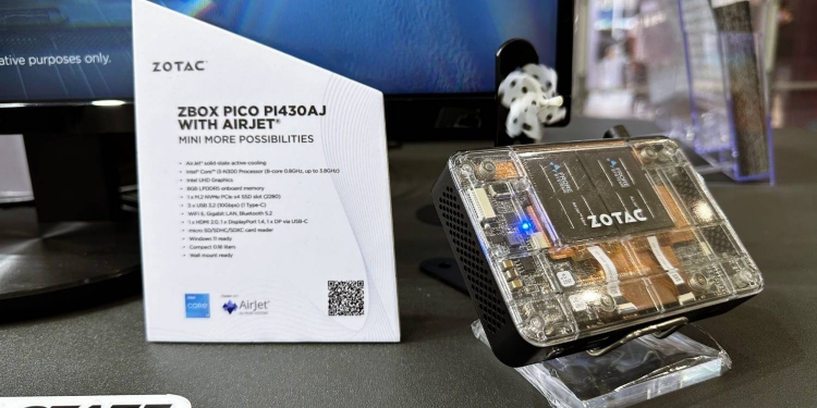 Zotac Zbox Pico ini dilengkapi solusi penyejukan gajet masa depan